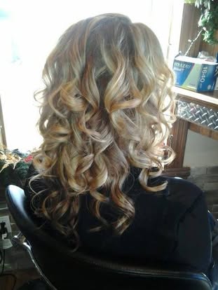 Balayage réalisé au salon
